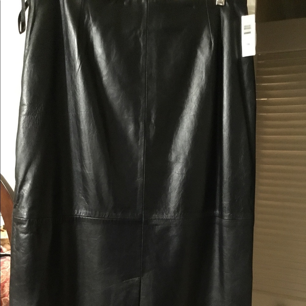 Excelled Leather Skirt